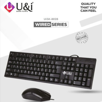 U&I 8028 Wired Mouse & Keyboard
