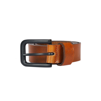 KAVSUN Men Tan Genuine Leather Casual Belt