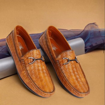 Kavsun Premium TPR Loafers Tan