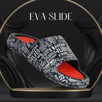 Kavsun EVA Slides For Men Black (KV3023)