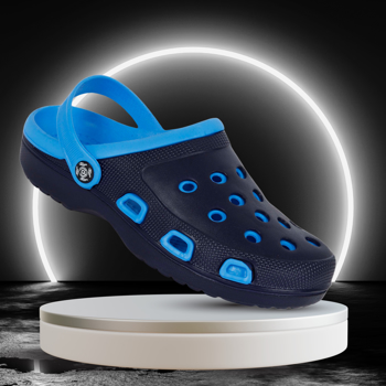 Kavsun Clogs Sandal For Men Blue (KV3028)