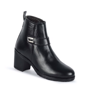 KAVSUN High Heel Ankle Boot For Women Black (KV4017)