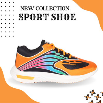 KAVSUN Comfortable Sport Shoes For Men Orange (KV432)