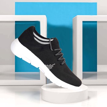 Smart And Trendy Socks Sport Shoe For Men Black