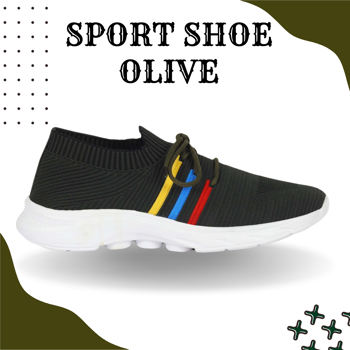 Kavsun Green Flyknit Fabric Sport Shoe For Men (KV510)