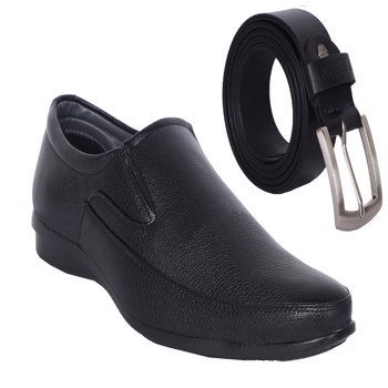 KAVSUN Combo Of Formal Shoe And Belt (KV6103BT)