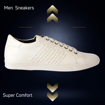 Kavsun Premium Sneaker For Men White (KV624)