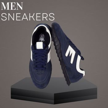 Kavsun Trendy Sneakers For Men Blue ( KV811)
