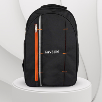Kavsun Smart And Trendy Unisex School Bag  Black (KVBAG-0S10)