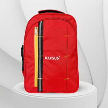 Kavsun Smart And Trendy Unisex School Bag Red  (KVBAG-0S8)