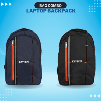 Kavsun Combo of Smart And Trendy Unisex School Bag Blue And Black (KVBAG-CS9S10)