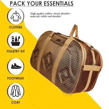 Kavsun -  Brown Travel Bag Without Wheels