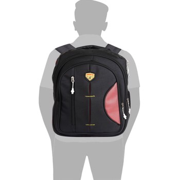 Kavsun Smart And Trendy Unisex School Bag Black - KVBag_S6