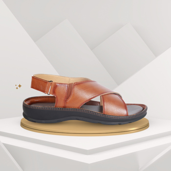 Kavsun Tan Premium Men Sandal