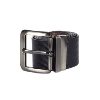 Kavsun Genuine Leather Reversible Belt S Texture Black And Brown