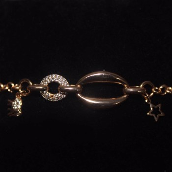 Anti-Tarnish 18K gold color plated women bracelet (MES-BL07)