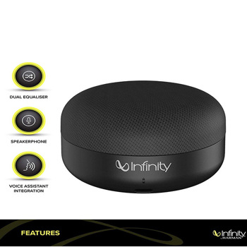 Infinity By Harman Clubz Mini Bluetooth Black Portable Mono Speaker