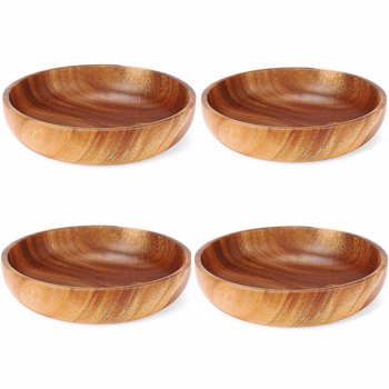 Wooden Snacks Bowl Set of 4 Pcs