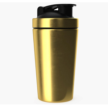 Dayons Stainless Steel Gym Protein Shaker Gold Bottle