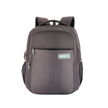 American Tourister Cuzy 1680D Polyester Laptop Backpack-Grey