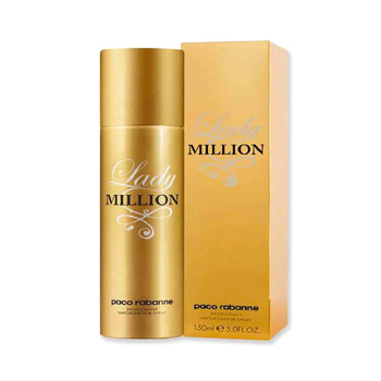 Paco Rabanne Lady Million Deodorant Spray 150ml for Women