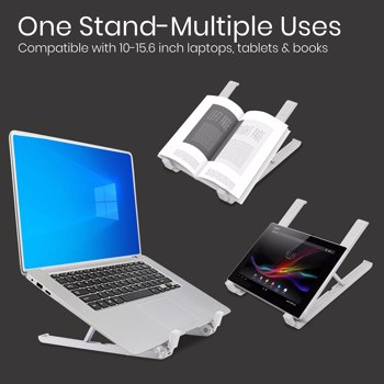 Portronics(POR 1309)My Buddy Flip Portable Laptop Stand/Laptop Holder Riser with Adjustable Height E