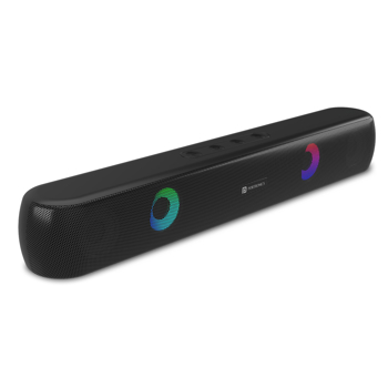 Portronics(POR 1405)Decibel 21 10W Wireless Bluetooth Soundbar with LED Lights, TWS Function