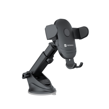 Portronics: Clamp M2 - Mobile Phone Holder, Black,(POR 1609)