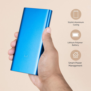 Xiaomi Mi 10000 mAh 3i Lithium Dual Input Polymer Power Bank