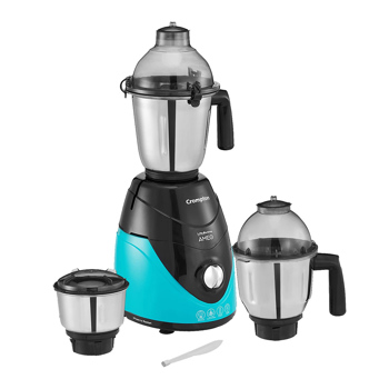 Crompton Ameo 750 Watt Mixer Grinder With MaxiGrind and Motor Vent-X Technology 3 Jars