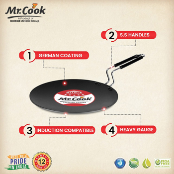 United Mr. Cook 27 CM Non Stick Tawa Roti