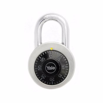 Yale Y140 50 MM Combination Padlock Stainless Steel