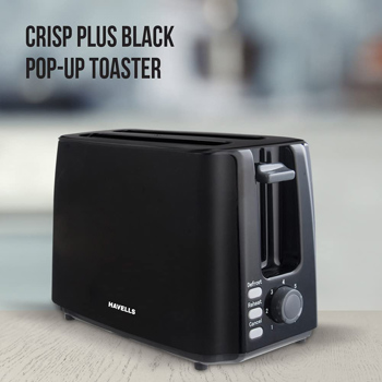 Havells Crisp Plus 750 Watts Pop Up Toaster