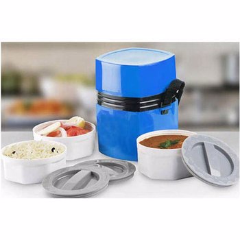 Power Plus H35 3 Container Mega Lunch Box Microwaveable