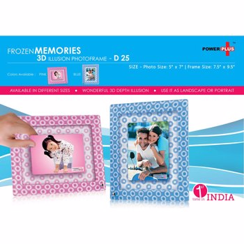 Power Plus D25 Frozen Memories 3D Photo Frame Pink