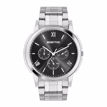 UCB Men Silver Tone Stainless Steel Watch UWUCG0804