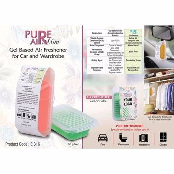 Power Plus E316 Pure Air Mini Gel Based Air Freshener