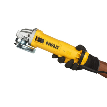 DEWALT DWE4215 1200 Watt 5 Inch Heavy Duty Medium Angle Grinder With Slide Switch