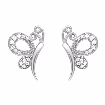 Giva ER0621 Silver Love Like A Butterfly Studs