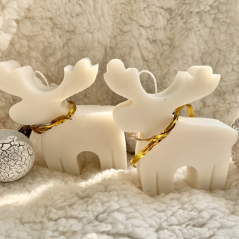Reindeer Natural Soy Wax Candle (Paxck of 2)