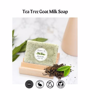 Tea Tree Goatmilk Soap (Pack of 1)  (TTGMS1)