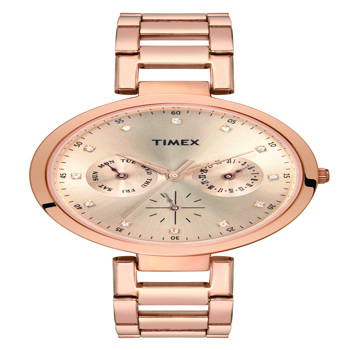 Timex Tw000X209 Golden Women Fashion Multifunction Watch