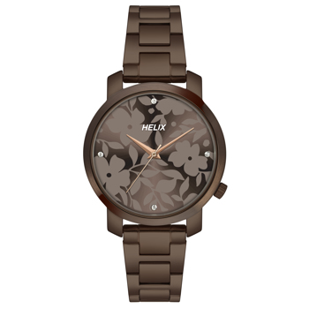 Helix By Timex Analog Brown Dial Women Watch Tw032Hl42