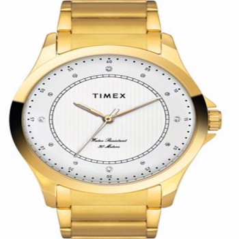 Timex Men Watch Tw00Zr539 Stainless Steel Bracelet Gold Tone