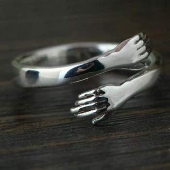 Silver Hug Rings (YS032)