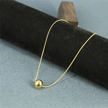 Golden Pearl Pendant Chain (YS040)