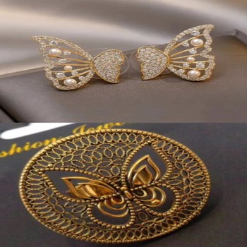 Butterfly Earring & Butterfly Ring - YS106