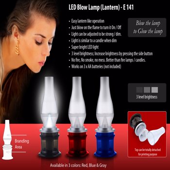 Power Plus Led Blow Lamp With 3 Step Light  (E141)